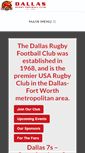 Mobile Screenshot of dallasrugby.org